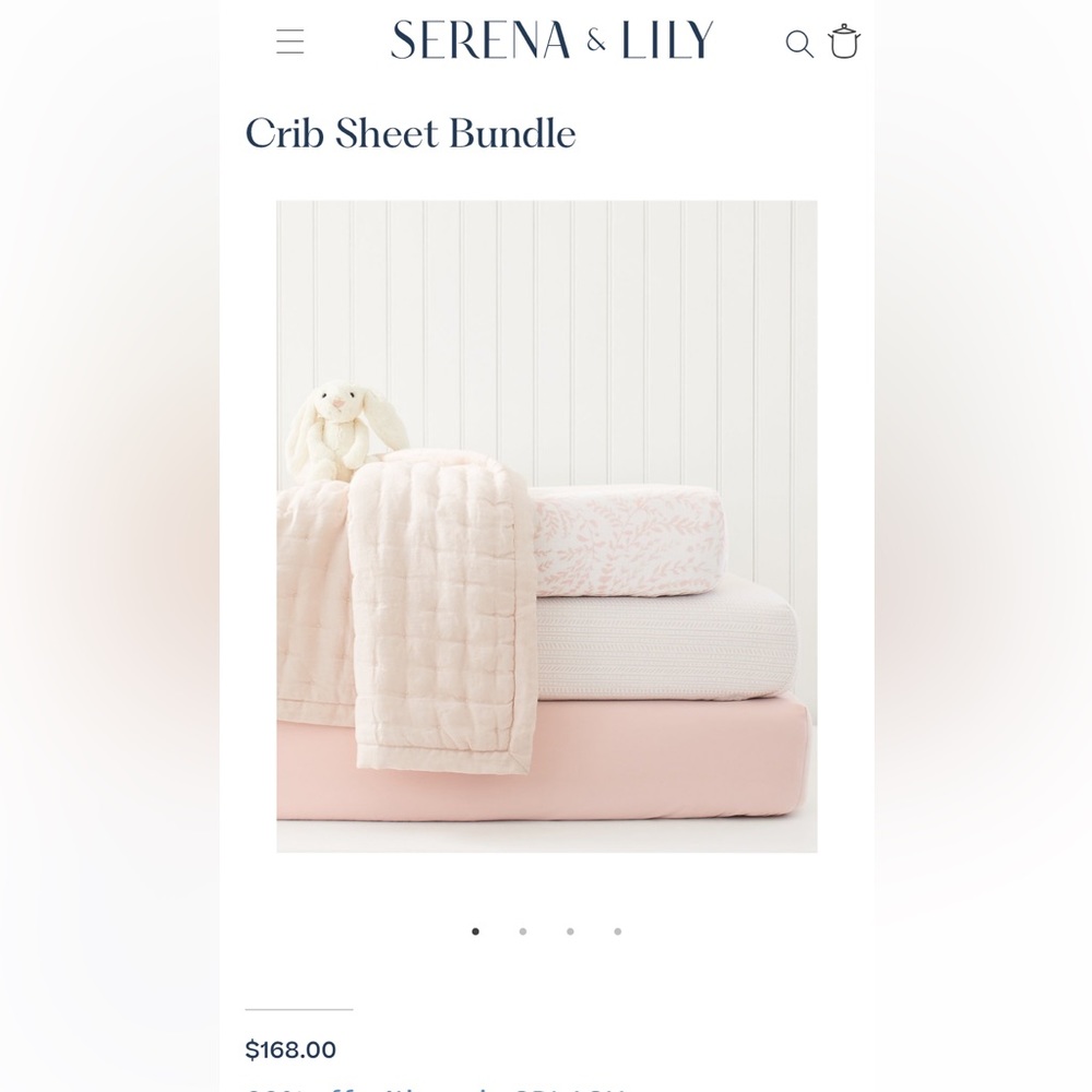 Serena & Lily Crib Sheet Set (2)
